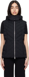 MACKAGE Black Hoshi Hooded Light Down Vest
