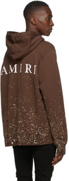 AMIRI Brown MA Crystal Painter Hoodie