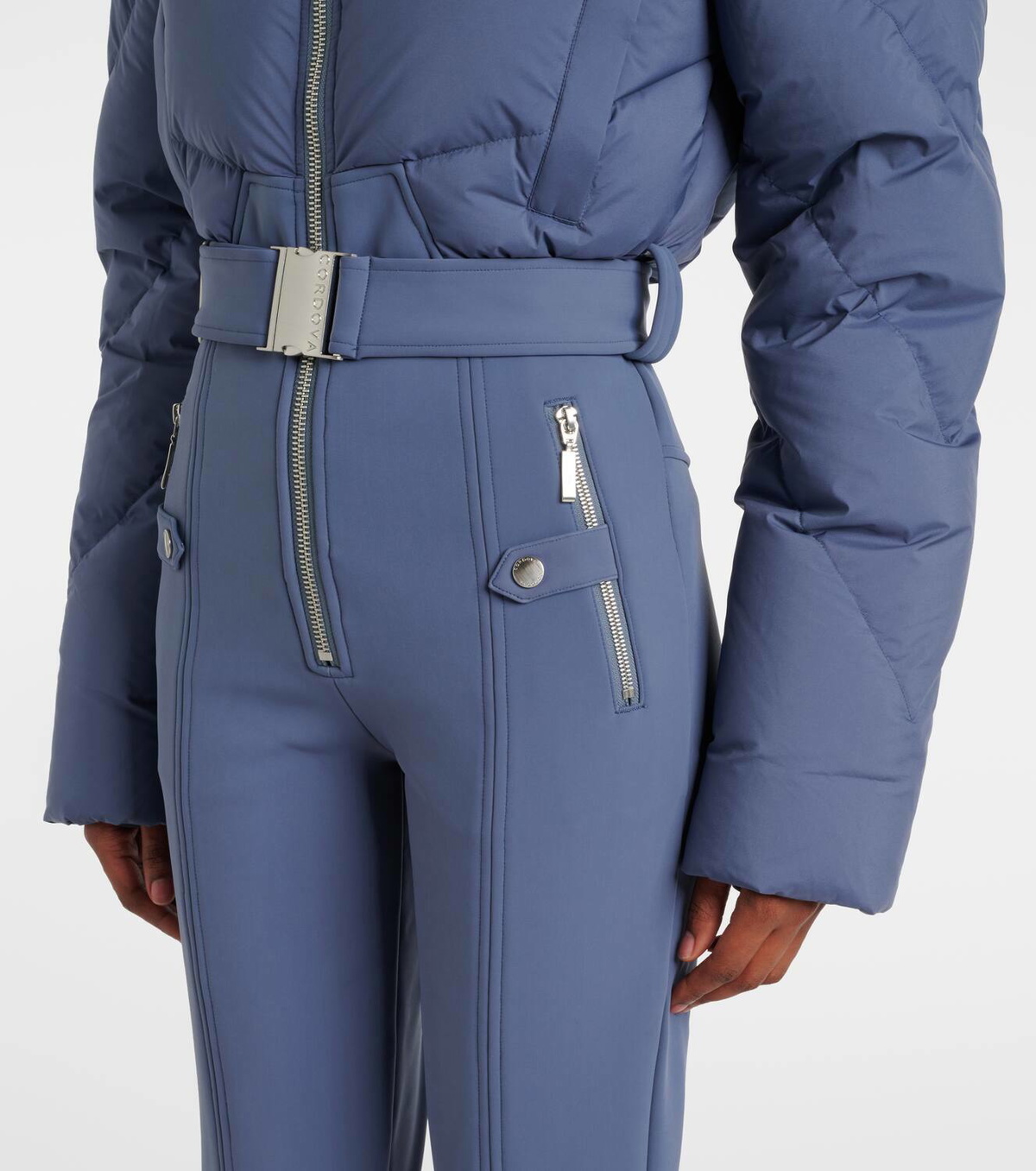 Cordova Ajax quilted down ski suit