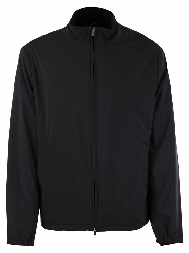 Photo: Fedeli Bomber Jacket In Technical Fabric