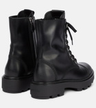 Miu Miu Leather combat boots