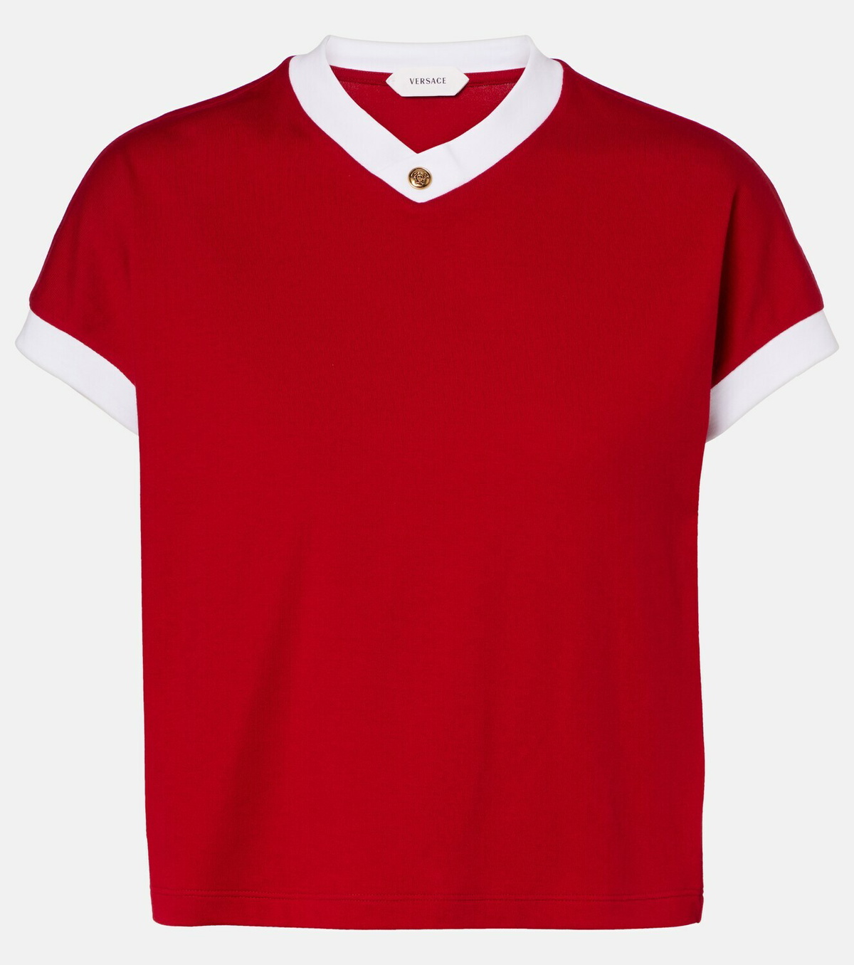 Versace Medusa cotton-blend jersey T-shirt