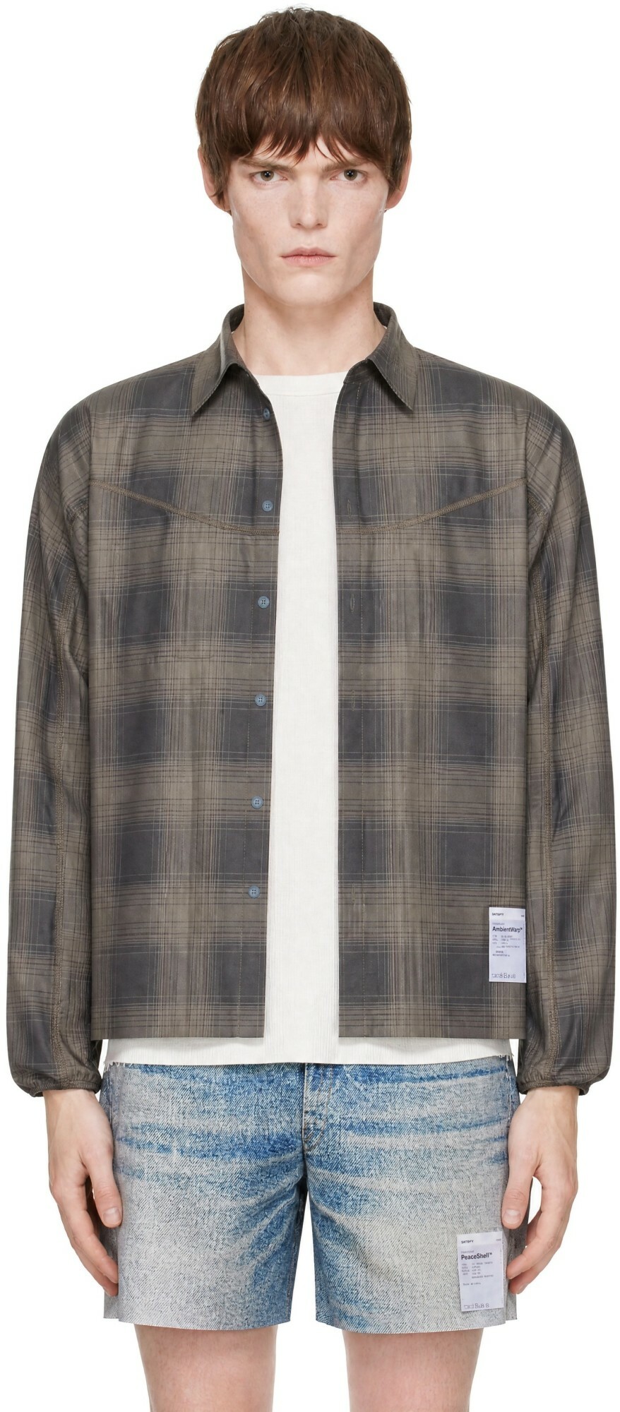 Satisfy Brown AmbientWarp River Shirt