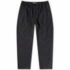 Jil Sander Men's Plus Elasticated Waist Wool Pant in Lava Stone