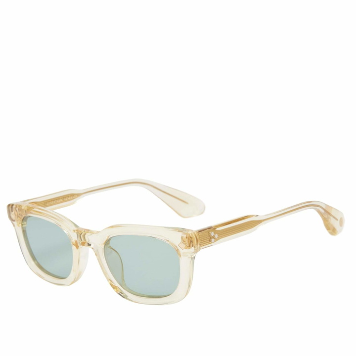 Photo: Lunetterie Générale One More Night Sunglasses in Vintage Crystal/Gold 