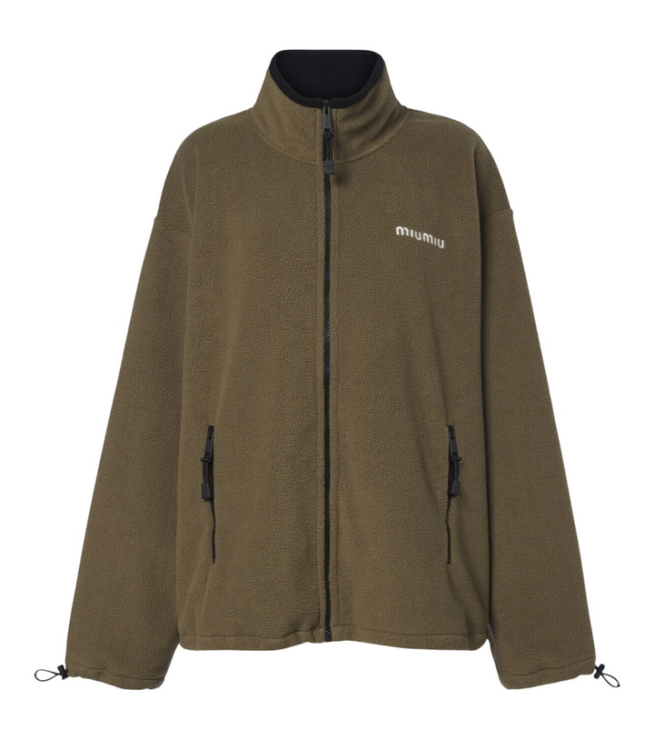 Photo: Miu Miu Oversized fleece jacket