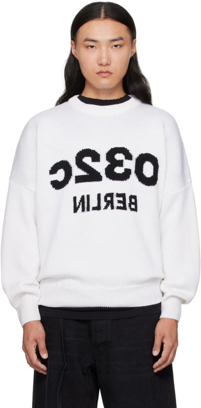 Photo: 032c White Selfie Sweater