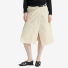 TOGA ARCHIVES Women's TOGA Denim Wrap Skirt in Off White