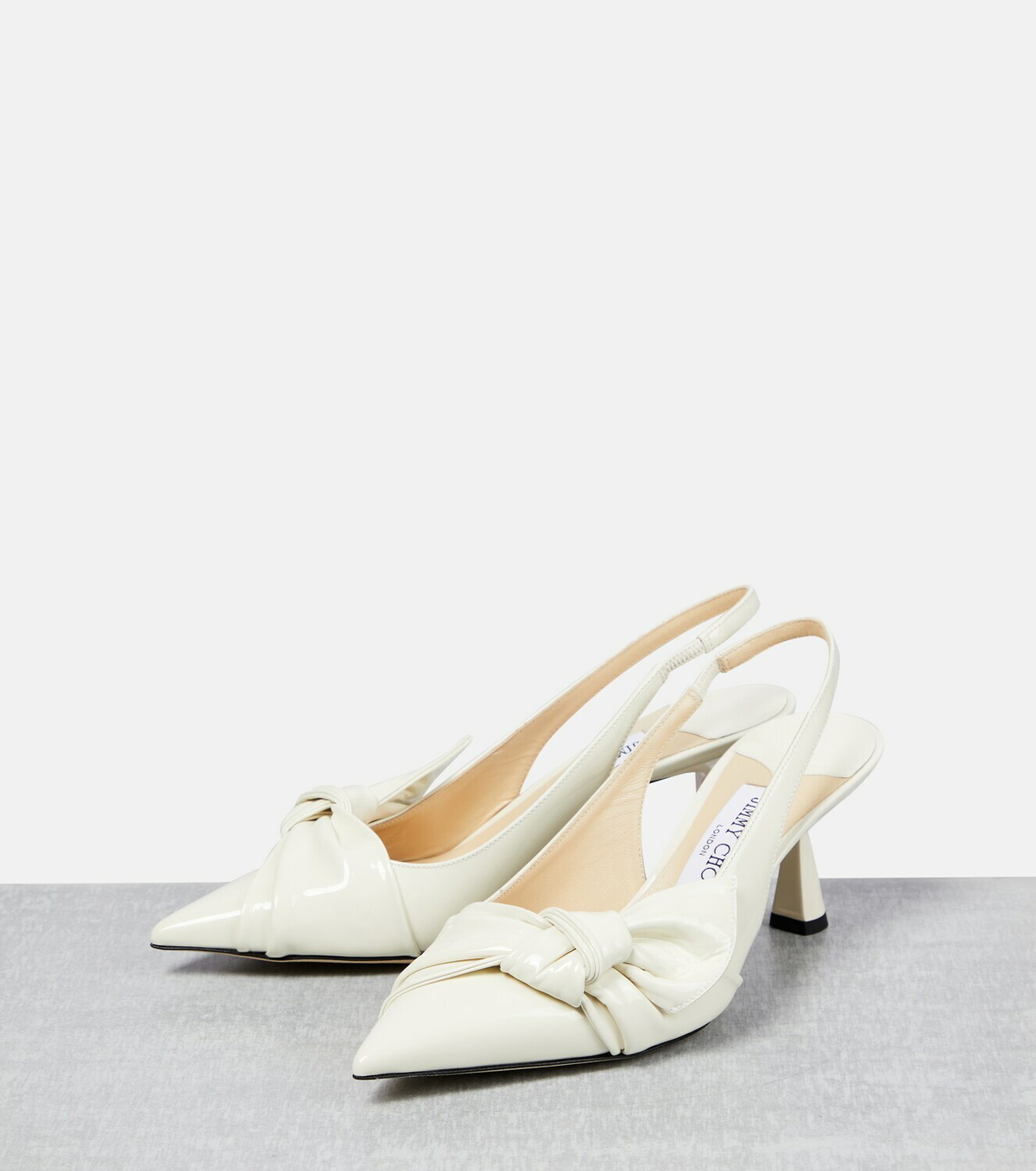Jimmy Choo - Elinor 65 knotted leather pumps Jimmy Choo
