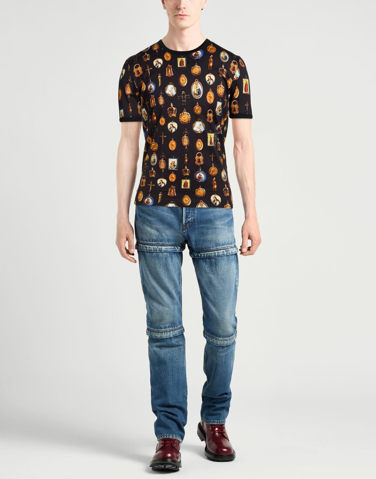 Dolce & gabbana Mens T-shirt in Black