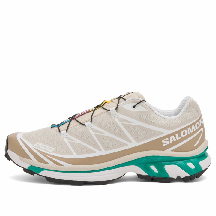 Photo: Salomon XT-6 Sneaker in Rainy Day/Chinchilla/Dynasty Green