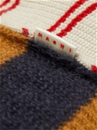 Marni - Panelled Striped Virgin Wool-Blend Sweater - Multi