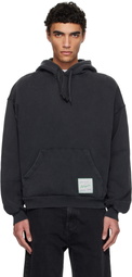 Axel Arigato Black Patch Washed Hoodie