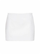 INTERIOR The Demi Cotton Mini Skirt