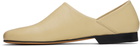 LEMAIRE Off-White Leather Slippers