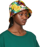 Dries Van Noten Yellow Satin Bucket Hat