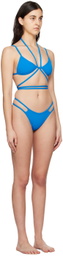 ANDREĀDAMO Blue Double Bikini