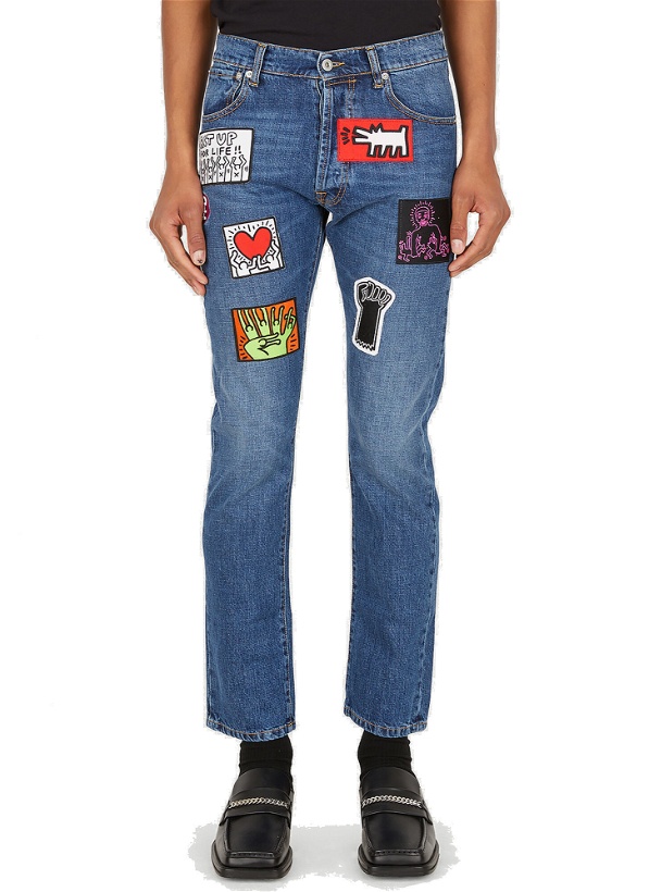 Photo: x Keith Haring Jeans in Blue