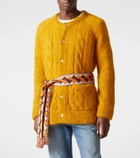Valentino Mohair-blend cardigan