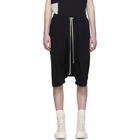 Rick Owens Drkshdw Black Pods Shorts