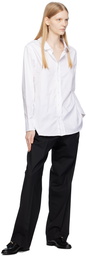 HommeGirls White Front Back Classic Shirt