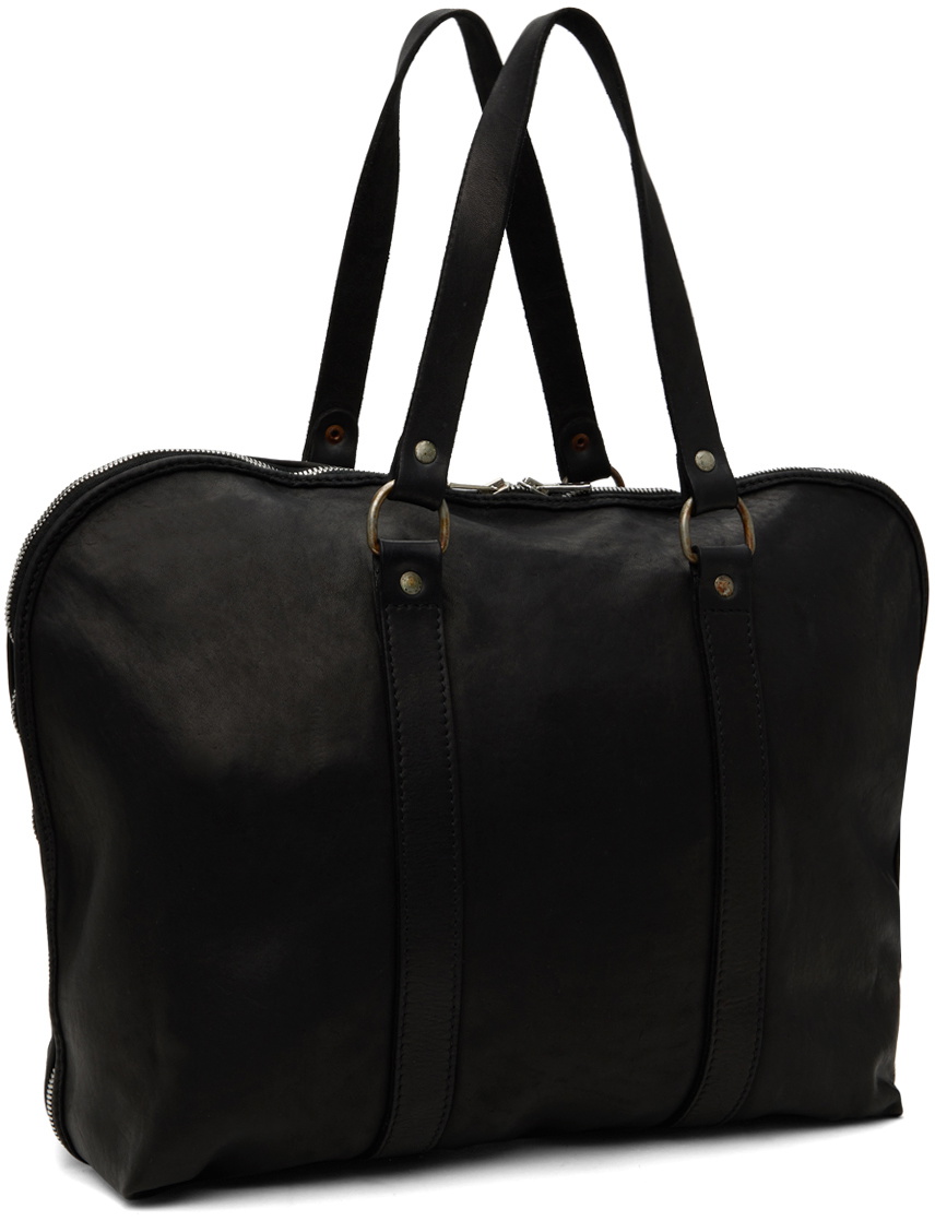 Guidi Black Soft Horse Bag Guidi