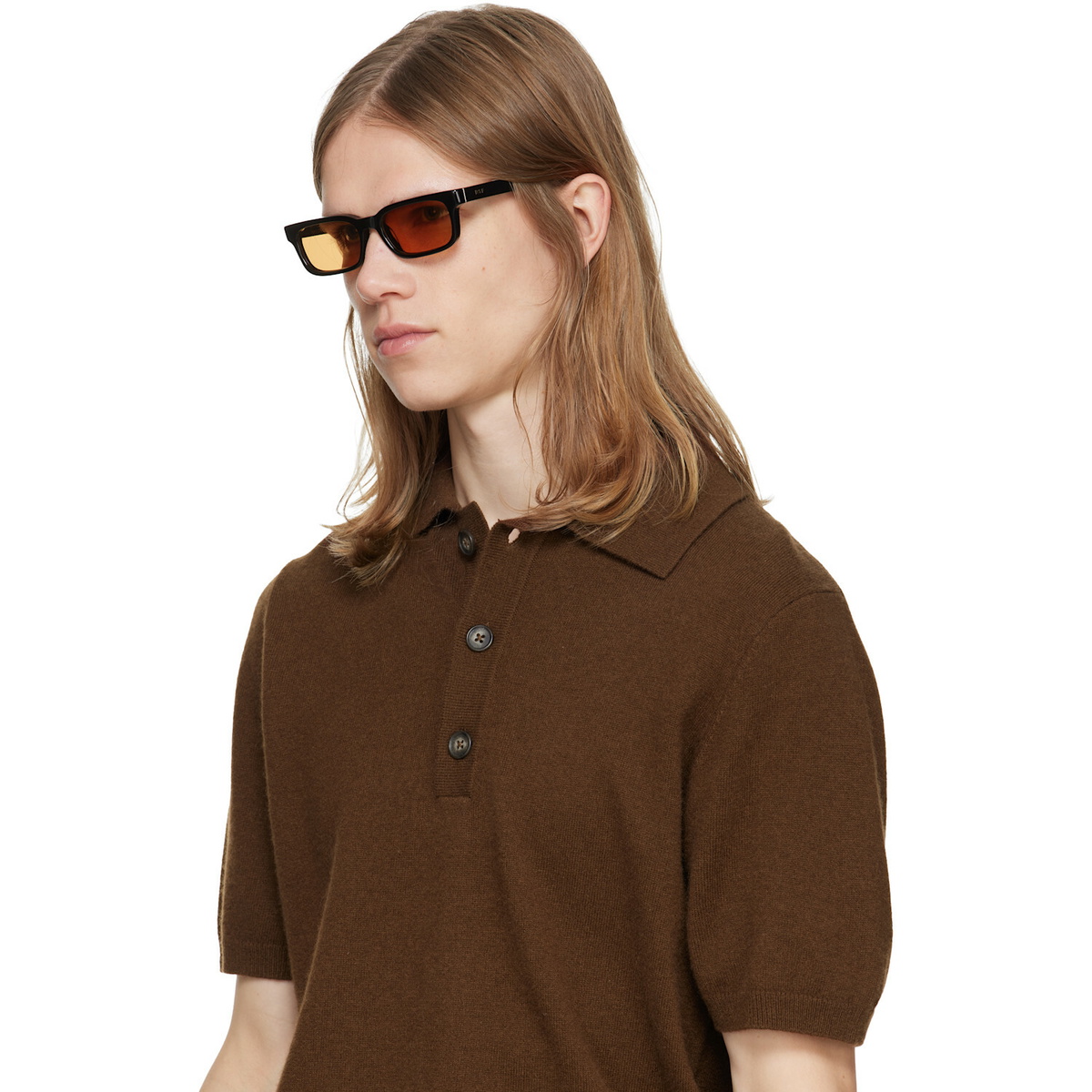 RETROSUPERFUTURE Black Gesto Sunglasses