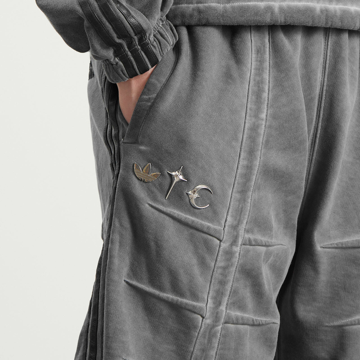 Adidas Men's x Thug Club Sweat Jort in Black
