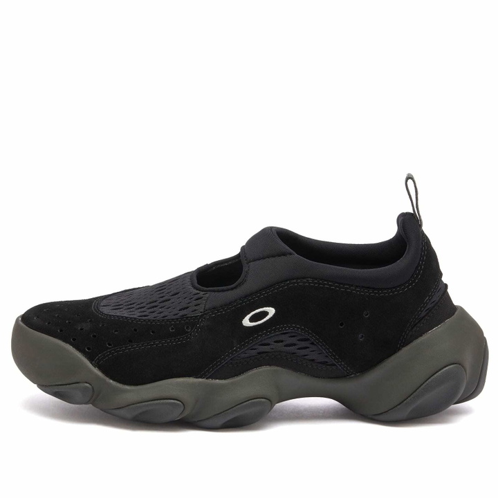 Photo: Oakley Factory Team Men's Suede Flesh Sandal in Black