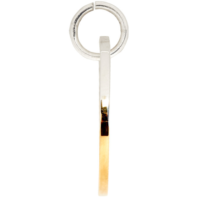 Bunney Silver and Gold Dip Necklace Charm