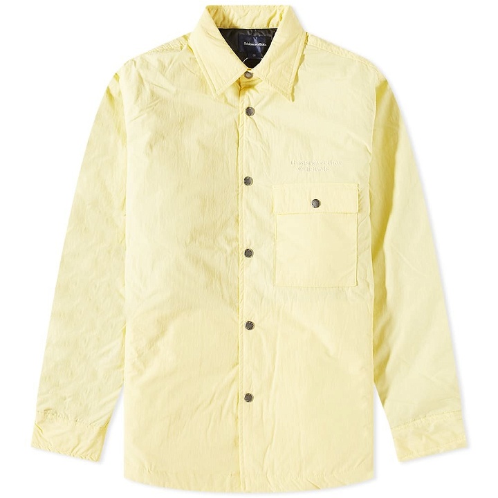 Photo: thisisneverthat Men's Quilted Shirt Jacket in Yellow