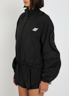 Alexanderwang.t Zip Sleeve Coaches Shell Jacket Black