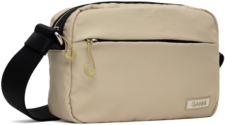 GANNI Beige Festival Bag