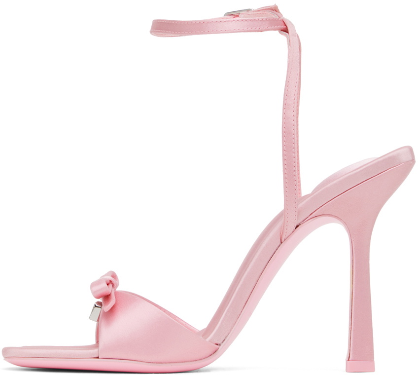 Alexander Wang Pink Dahlia 105 Bow Heeled Sandals