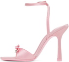 Alexander Wang Pink Dahlia 105 Bow Heeled Sandals