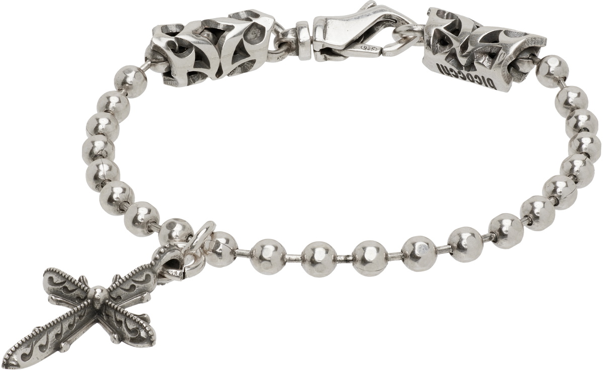 Emanuele Bicocchi: SSENSE Exclusive Cross Charm Bracelet | SSENSE