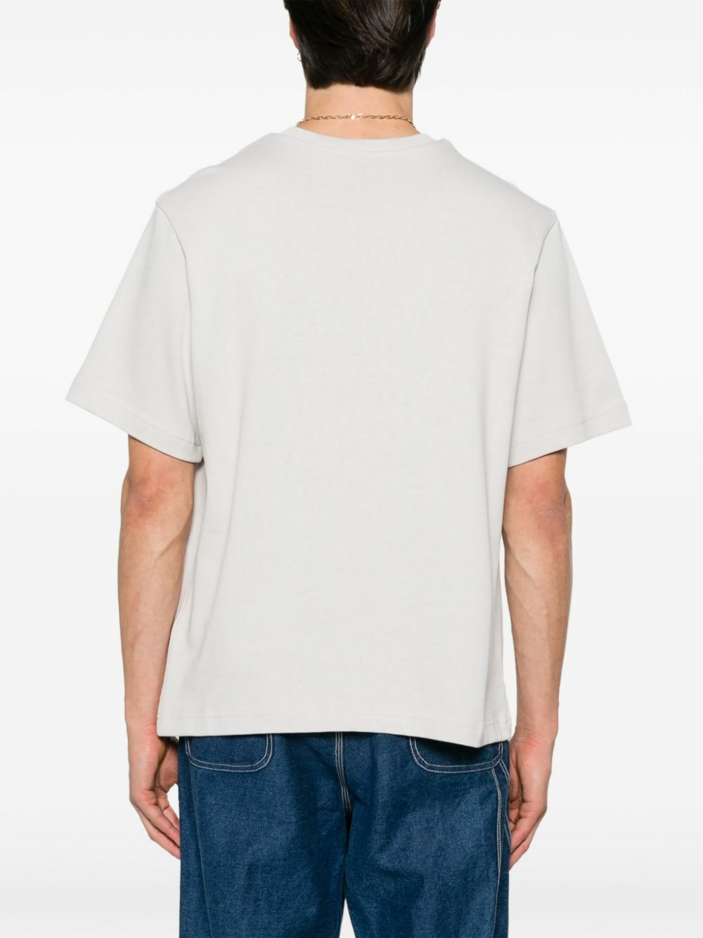 Casablanca Grey Greek Temple T-Shirt Casablanca