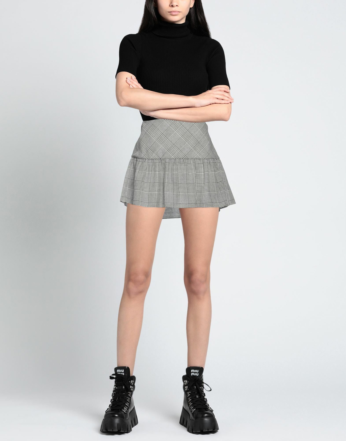 Alessandra Rich Womens Mini skirt in Black