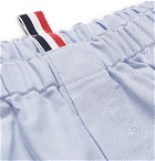 Thom Browne - Striped Cotton Oxford Boxer Shorts - Blue