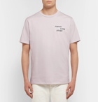rag & bone - Embroidered Cotton-Jersey T-Shirt - Lilac