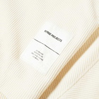 Norse Projects Men's Aske Tab Series Waffle Crew Sweat in Ecru