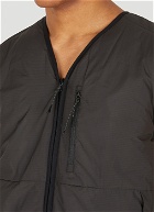 Clay Sleeveless Jacket in Black