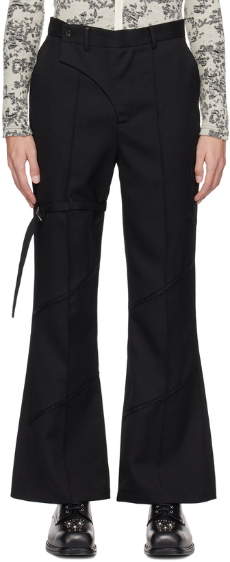 Photo: The World Is Your Oyster Black Flared Trousers