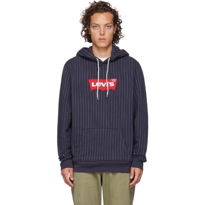 Photo: Levis Blue and White Logo Modern HM Hoodie