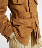 Xu Zhi Studded belted field jacket