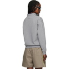 Canada Goose Gray Wander Quarter Zip Sweatshirt