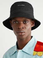 Jacquemus - Logo-Appliquéd Cotton-Canvas Bucket Hat - Black