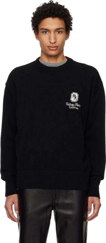 Photo: AMIRI Black MA Chateau Sweater