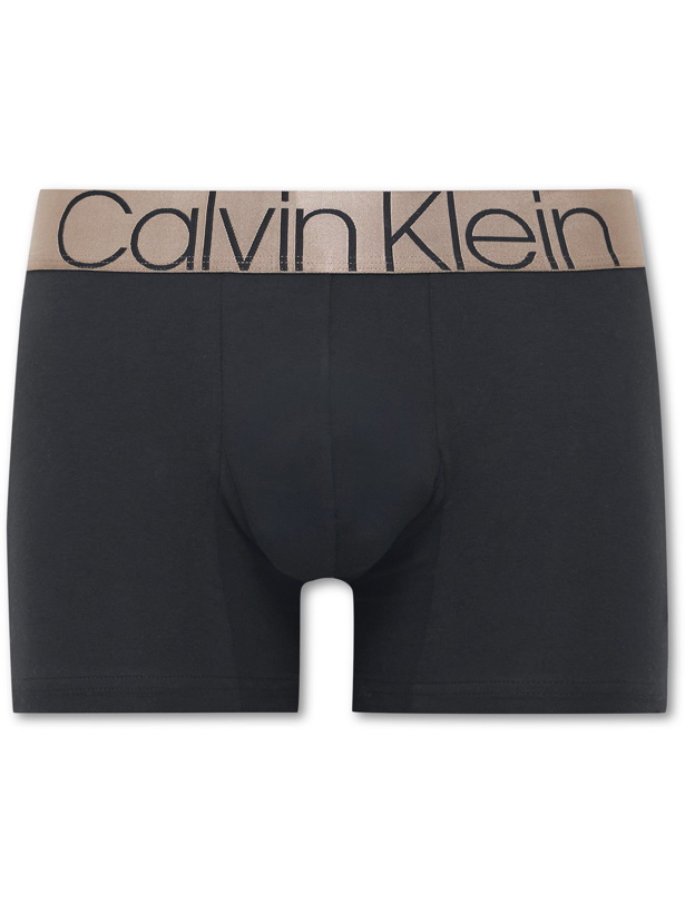 Photo: CALVIN KLEIN UNDERWEAR - Icon Stretch-Cotton Boxer Briefs - Black - S