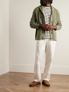 Polo Ralph Lauren - Shawl-Collar Cable-Knit Wool and Cashmere-Blend Cardigan - Green